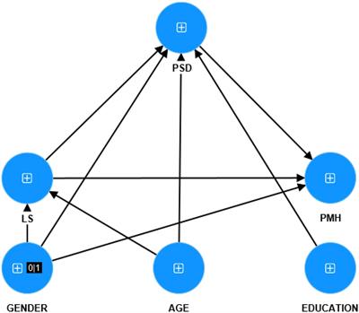 Mediation effects of post-series depression on the relationship between life satisfaction and positive mental health of Vietnamese: A cross-sectional study in COVID-19 pandemic context